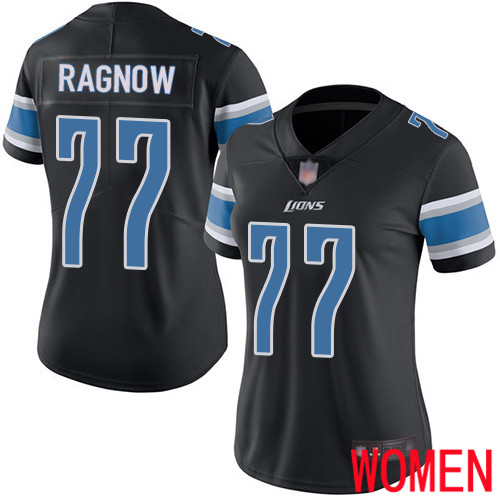 Detroit Lions Limited Black Women Frank Ragnow Jersey NFL Football 77 Rush Vapor Untouchable